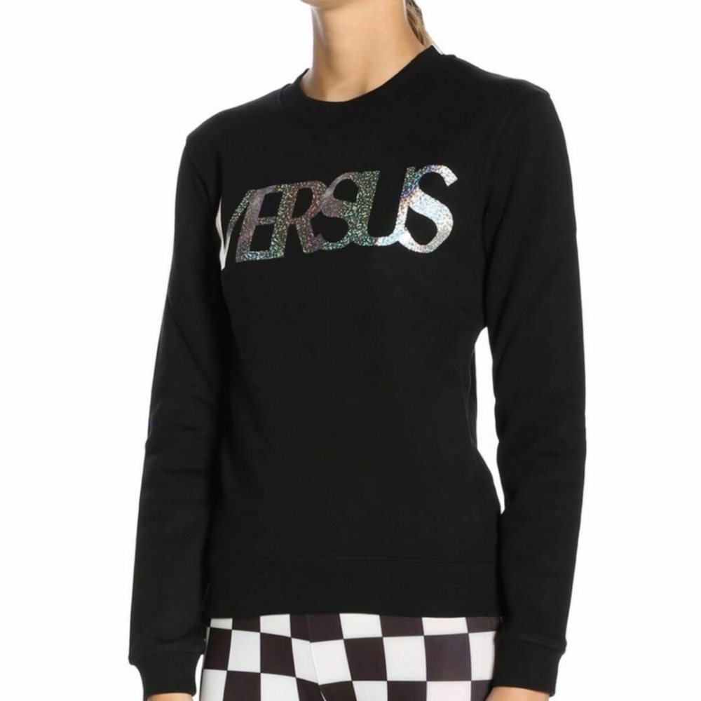 Versus Versace Women’s Sweater Logo Black with Bag